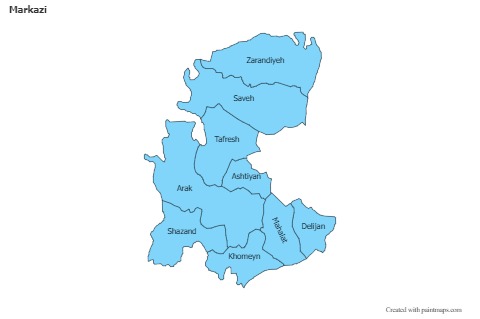 Sample Maps for Markazi (blue)