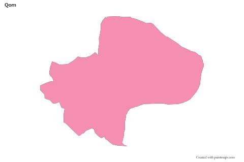 Sample Maps for Qom (pink,outline)