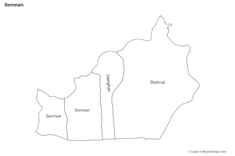 Sample Maps for Semnan (black-white)