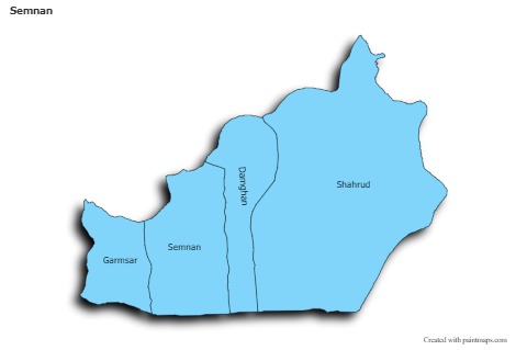 Sample Maps for Semnan (blue,shadowy)