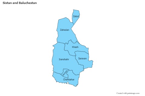 Sample Maps for Sistan and Baluchestan (blue)