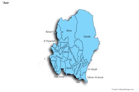 Sample Maps for 'Asir (blue,shadowy)
