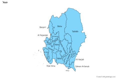 Sample Maps for 'Asir (blue)