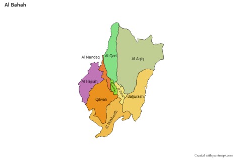 Sample Maps for Al Bahah (colored)