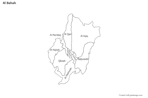 Sample Maps for Al Bahah (black-white)