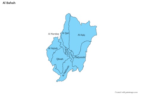 Sample Maps for Al Bahah (blue)