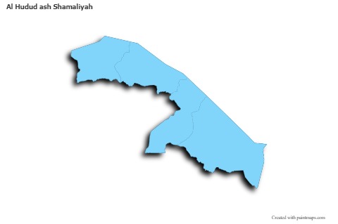 Sample Maps for Al Hudud ash Shamaliyah (blue,outline,shadowy)