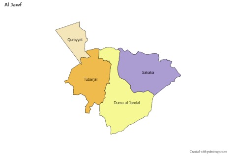 Sample Maps for Al Jawf (colored)