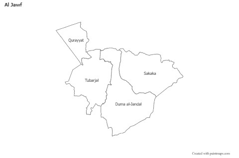 Sample Maps for Al Jawf (black-white)