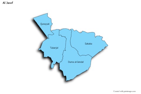 Sample Maps for Al Jawf (blue,shadowy)