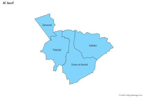 Sample Maps for Al Jawf (blue)