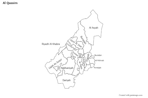 Sample Maps for Al Qassim (black-white)