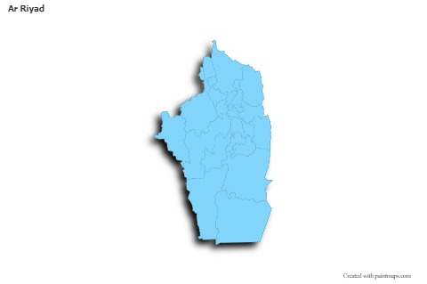 Sample Maps for Ar Riyad (blue,outline,shadowy)