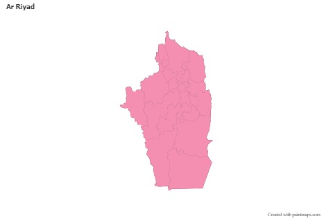 Sample Maps for Ar Riyad (pink,outline)