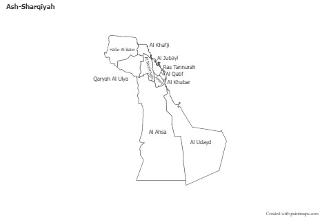 Sample Maps for Ash-Sharqīyah (black-white)