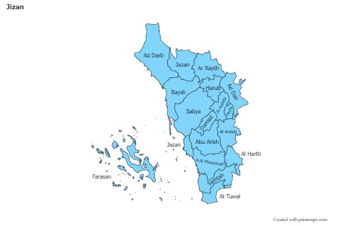 Sample Maps for Jizan (blue)