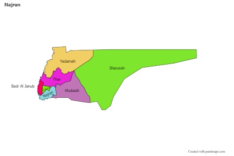 Sample Maps for Najran (colored)