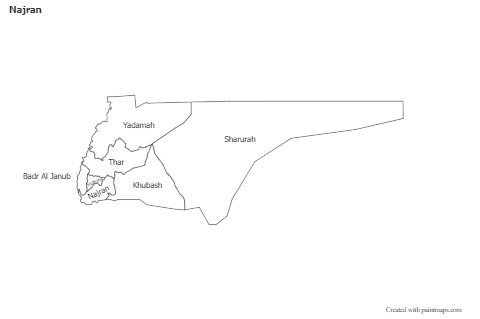 Sample Maps for Najran (black-white)