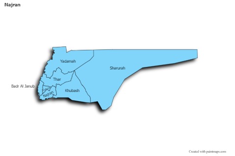 Sample Maps for Najran (blue,shadowy)