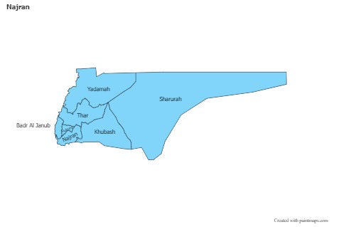 Sample Maps for Najran (blue)