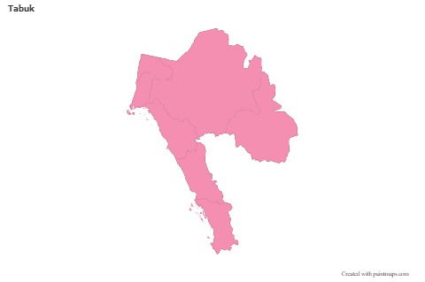 Sample Maps for Tabuk (pink,outline)