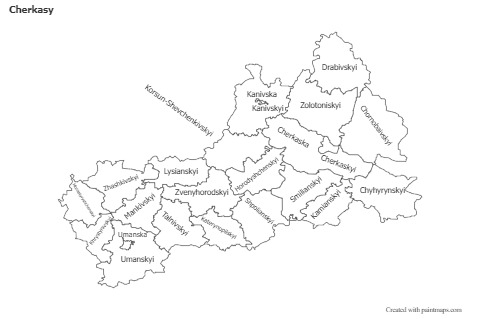 Sample Maps for Cherkasy (black-white)