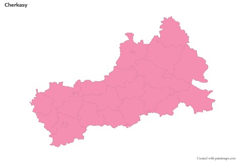 Sample Maps for Cherkasy (pink,outline)