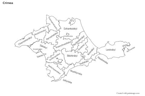 Sample Maps for Crimea (black-white)