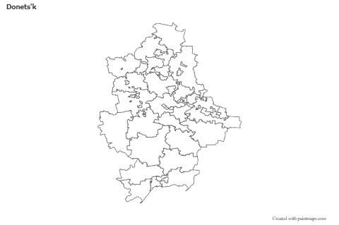 Sample Maps for Donets'k (black-white)