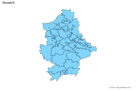 Sample Maps for Donets'k (blue)