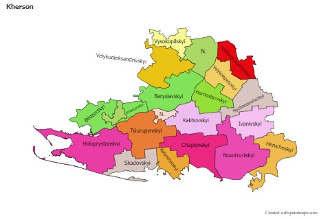 Sample Maps for Kherson (colored)