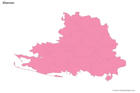 Sample Maps for Kherson (pink,outline)