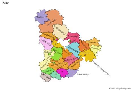 Sample Maps for Kiev (colored)