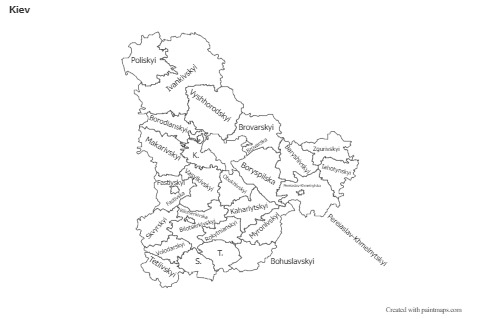 Sample Maps for Kiev (black-white)