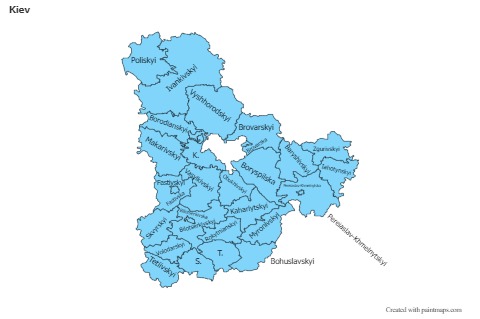 Sample Maps for Kiev (blue)