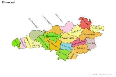 Sample Maps for Kirovohrad (colored)