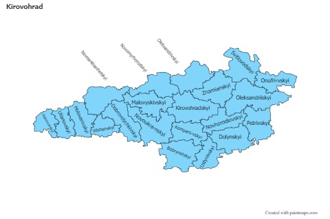 Sample Maps for Kirovohrad (blue)