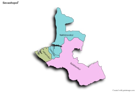 Sample Maps for Sevastopol' (colored,shadowy)