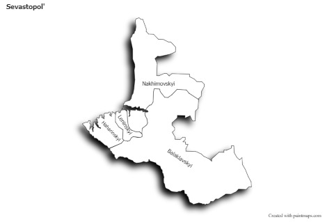 Sample Maps for Sevastopol' (black-white,shadowy)
