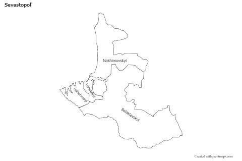 Sample Maps for Sevastopol' (black-white)