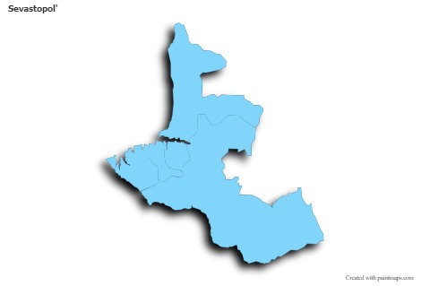 Sample Maps for Sevastopol' (blue,outline,shadowy)