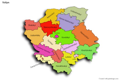 Sample Maps for Volyn (colored,shadowy)