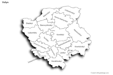 Sample Maps for Volyn (black-white,shadowy)