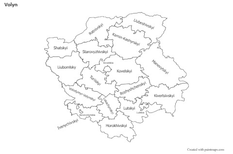 Sample Maps for Volyn (black-white)