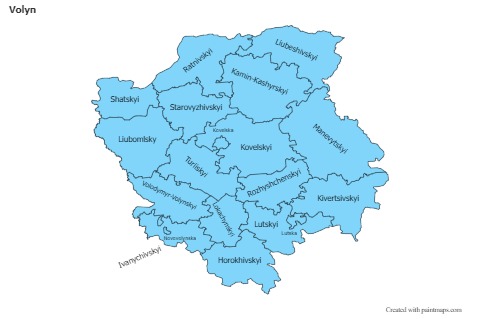 Sample Maps for Volyn (blue)