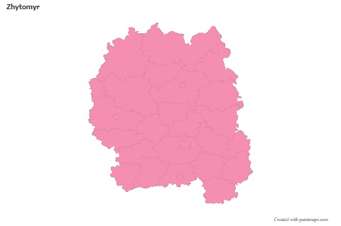 Sample Maps for Zhytomyr (pink,outline)