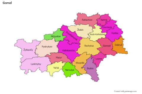 Sample Maps for Gomel (colored)