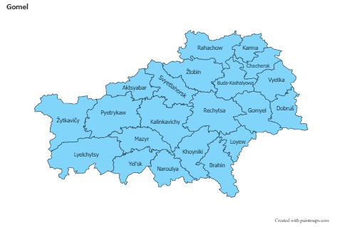 Sample Maps for Gomel (blue)