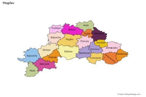 Sample Maps for Mogilev (colored)