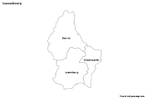 Sample Maps for Luxembourg (black-white)